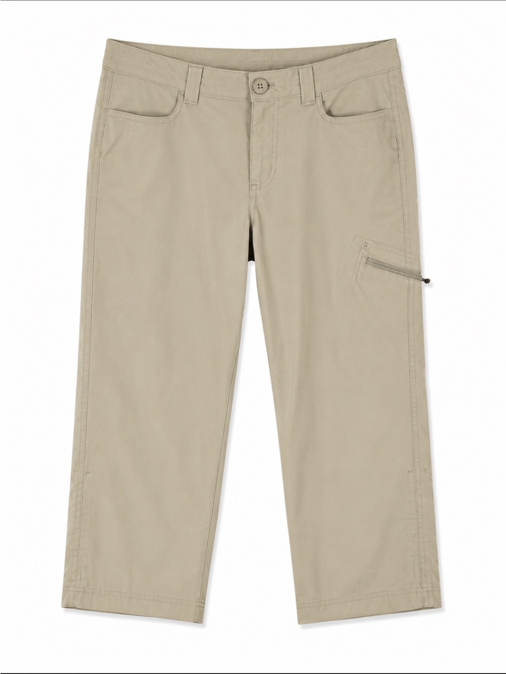 Eddie Bauer Khaki Capri Hiking Pants